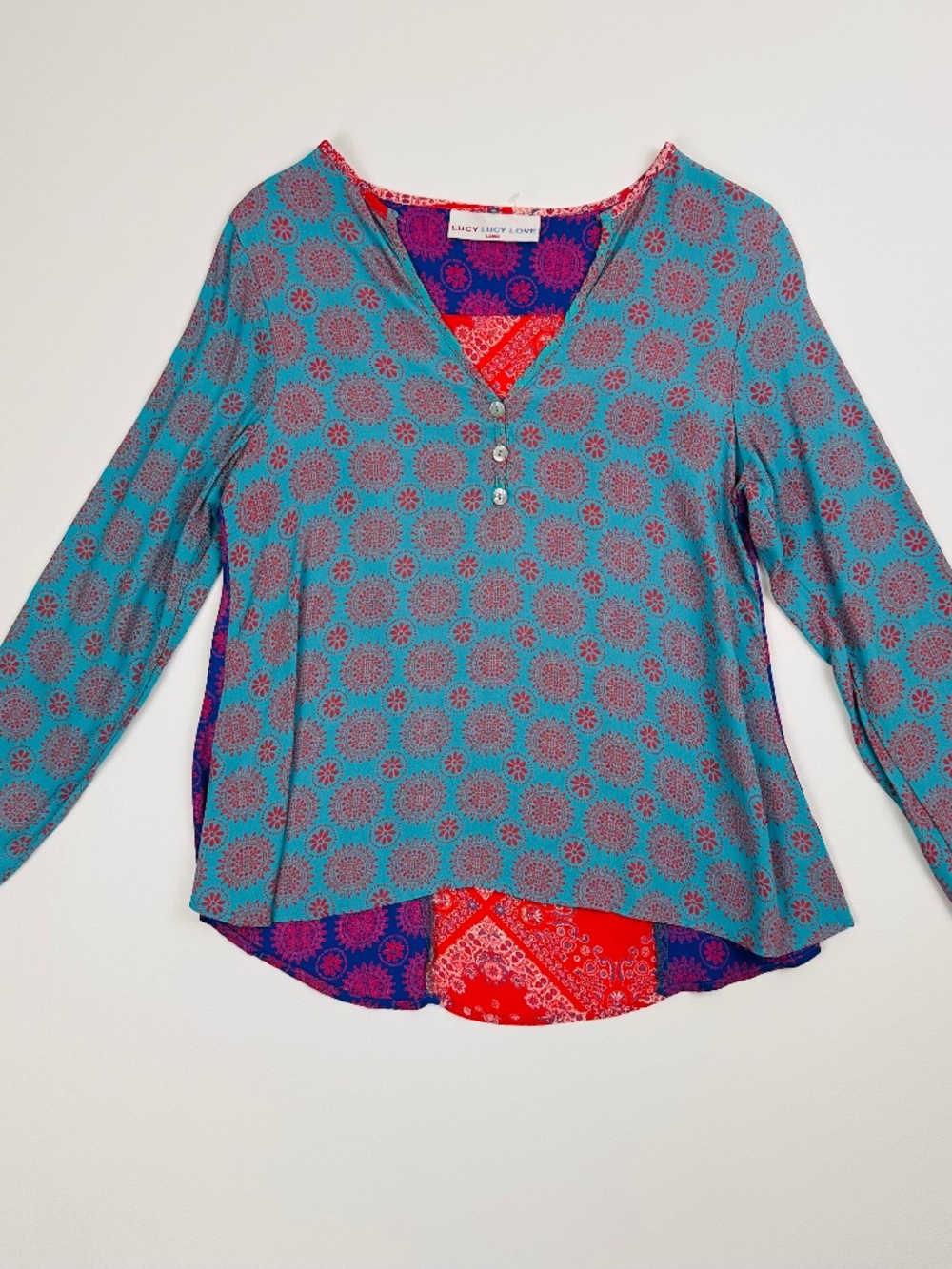 LUCY LUCY LOVE LONG SLEEVE BLOUSE